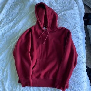 Aritzia TNA red hoodie size 2